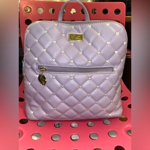 Betsey Johnson Purple Mini Backpack